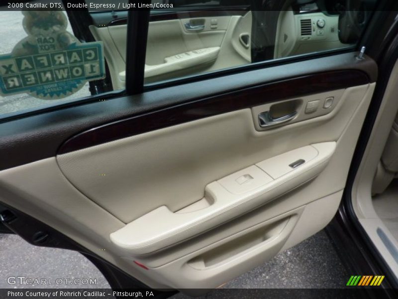 Double Espresso / Light Linen/Cocoa 2008 Cadillac DTS