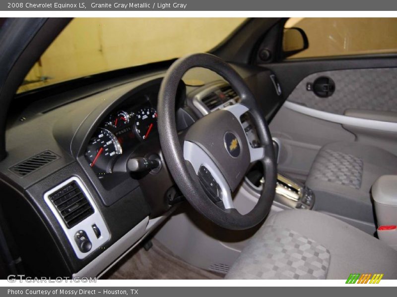 Granite Gray Metallic / Light Gray 2008 Chevrolet Equinox LS