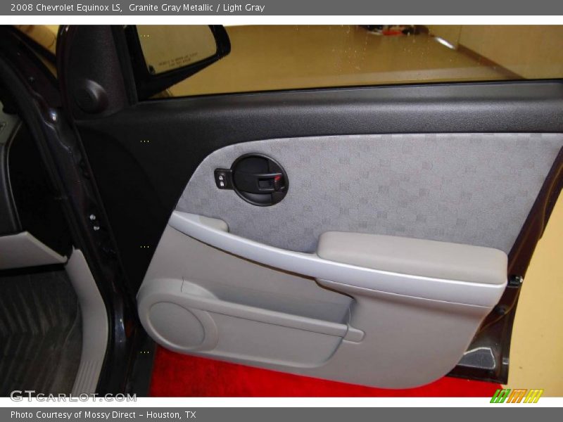 Granite Gray Metallic / Light Gray 2008 Chevrolet Equinox LS