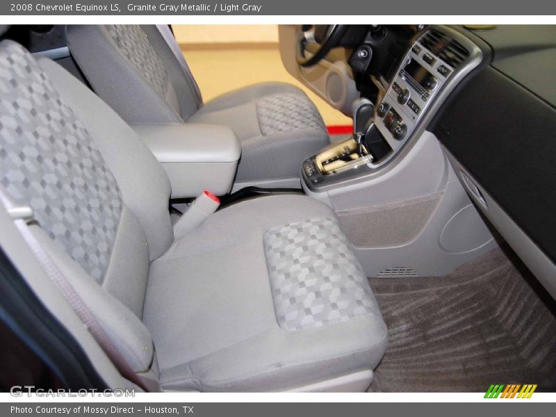 Granite Gray Metallic / Light Gray 2008 Chevrolet Equinox LS