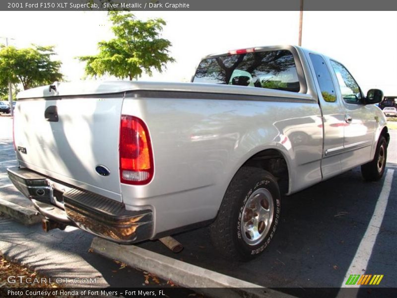 Silver Metallic / Dark Graphite 2001 Ford F150 XLT SuperCab