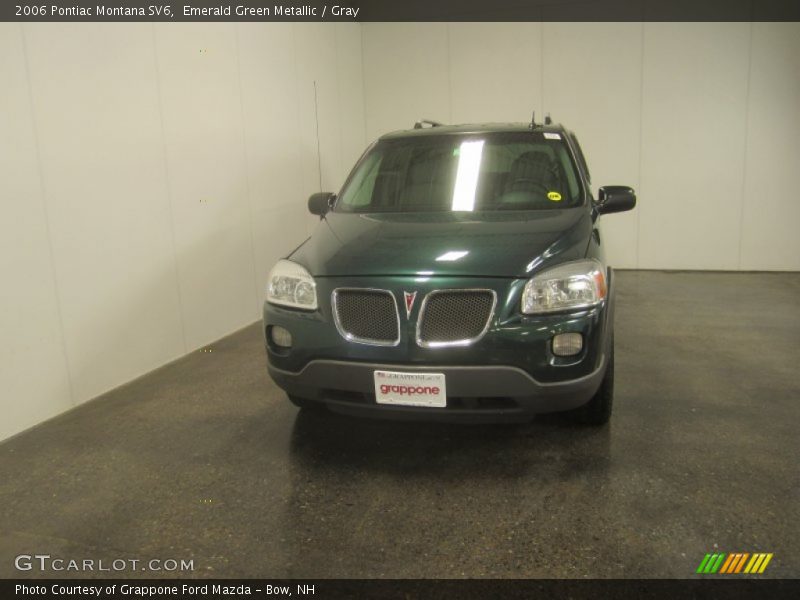 Emerald Green Metallic / Gray 2006 Pontiac Montana SV6