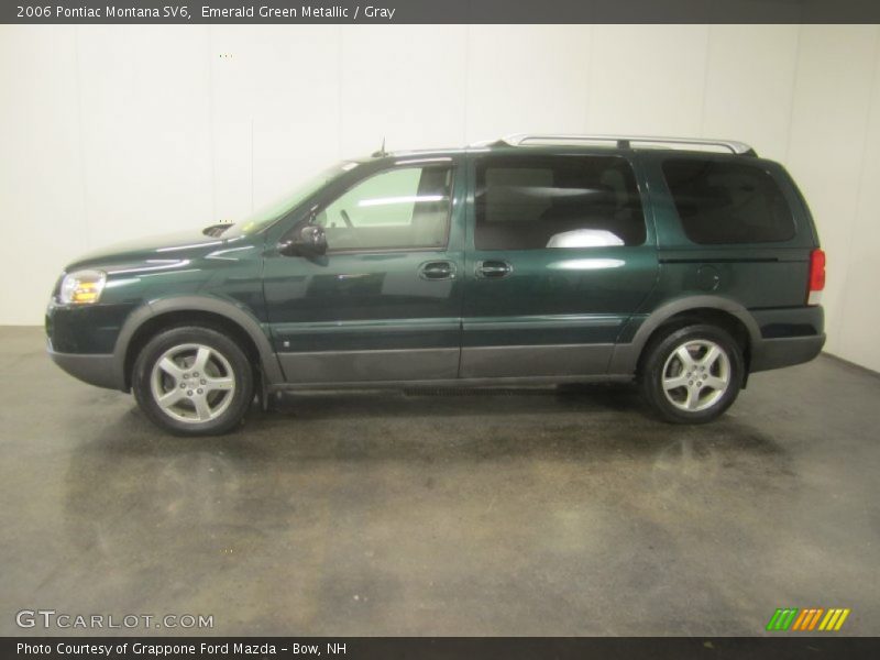 Emerald Green Metallic / Gray 2006 Pontiac Montana SV6