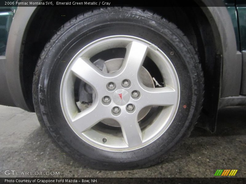 Emerald Green Metallic / Gray 2006 Pontiac Montana SV6