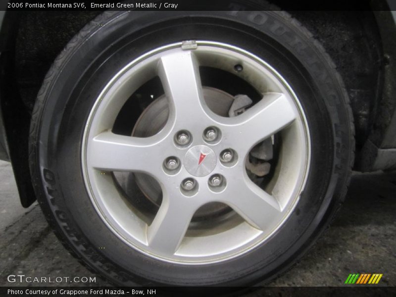 Emerald Green Metallic / Gray 2006 Pontiac Montana SV6