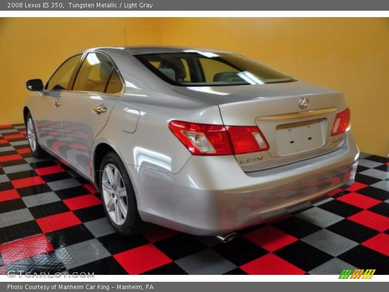 Tungsten Metallic / Light Gray 2008 Lexus ES 350