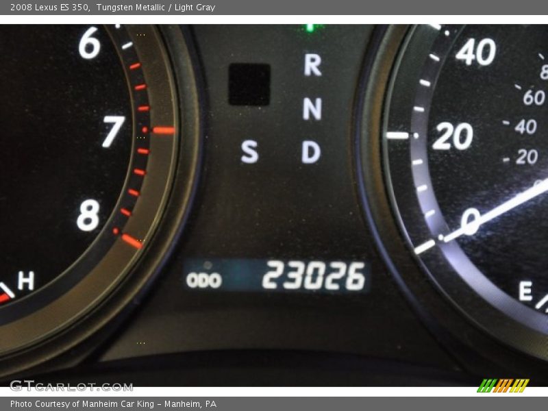 Tungsten Metallic / Light Gray 2008 Lexus ES 350