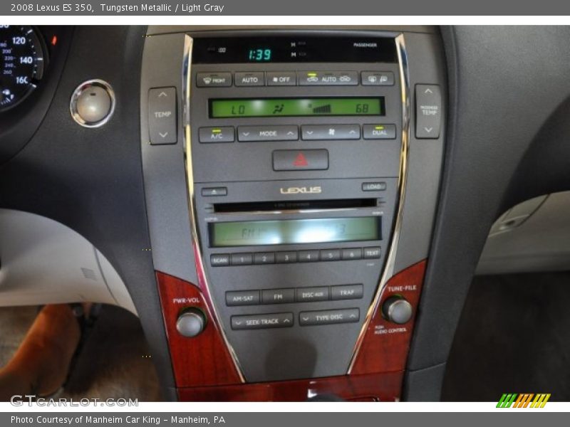 Tungsten Metallic / Light Gray 2008 Lexus ES 350
