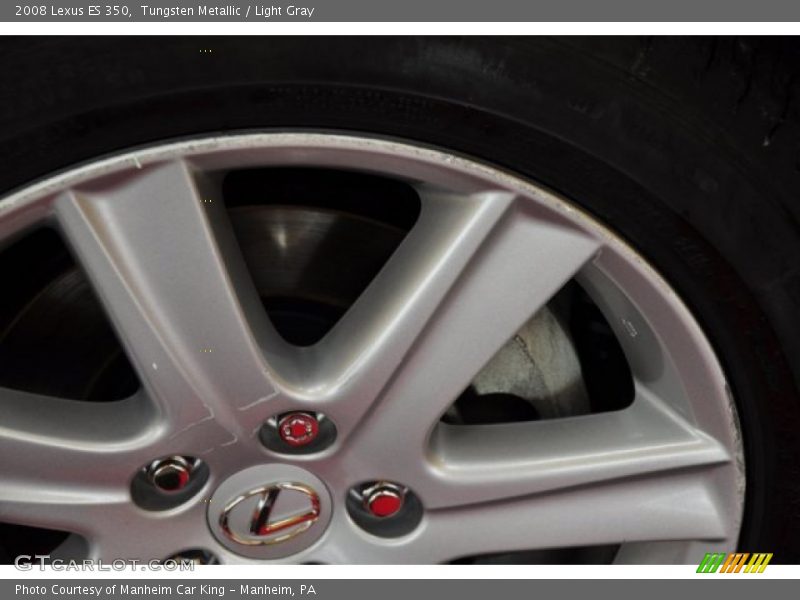 Tungsten Metallic / Light Gray 2008 Lexus ES 350