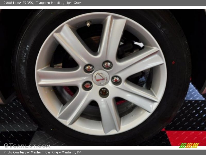 Tungsten Metallic / Light Gray 2008 Lexus ES 350