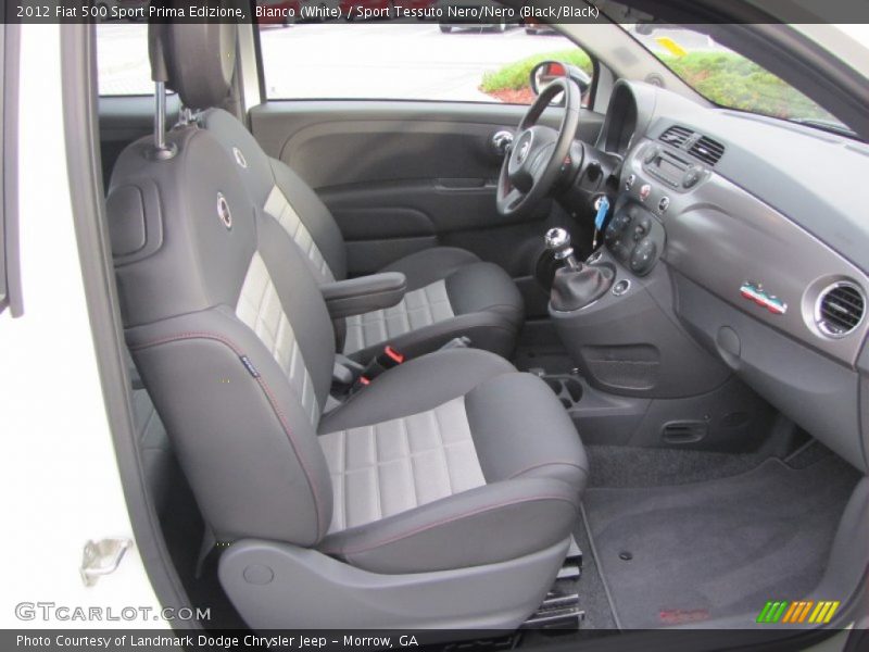  2012 500 Sport Prima Edizione Sport Tessuto Nero/Nero (Black/Black) Interior