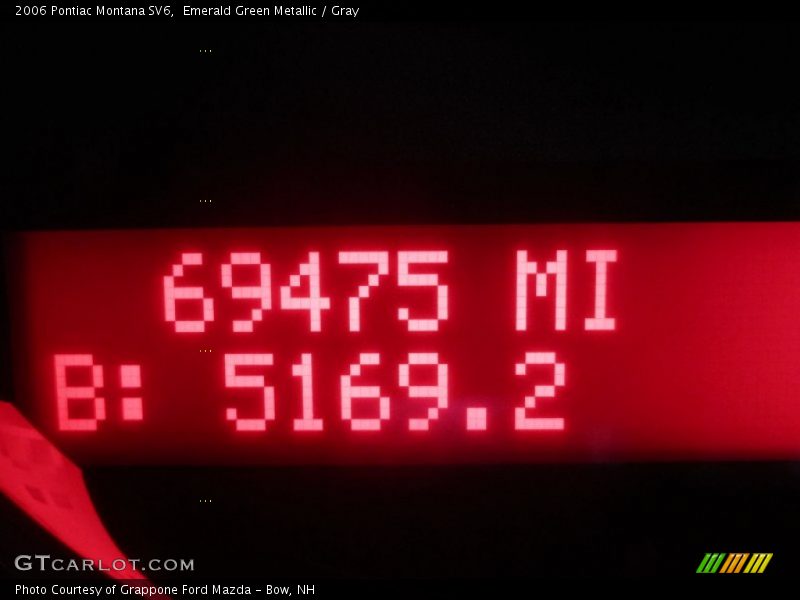 Emerald Green Metallic / Gray 2006 Pontiac Montana SV6