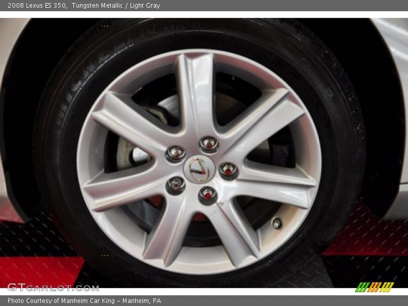 Tungsten Metallic / Light Gray 2008 Lexus ES 350