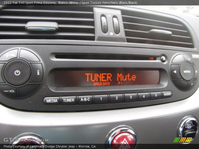 Controls of 2012 500 Sport Prima Edizione