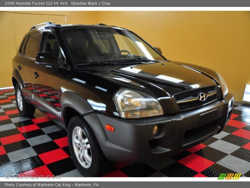 Obsidian Black / Gray 2006 Hyundai Tucson GLS V6 4x4