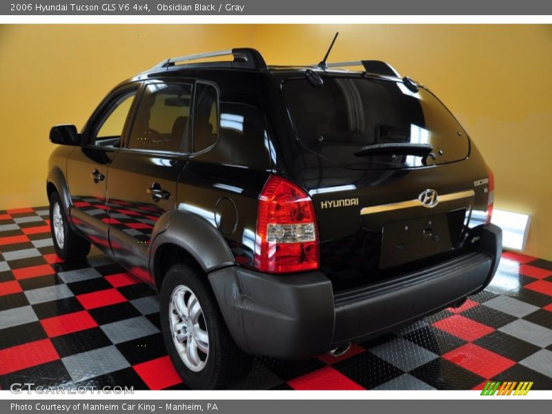 Obsidian Black / Gray 2006 Hyundai Tucson GLS V6 4x4