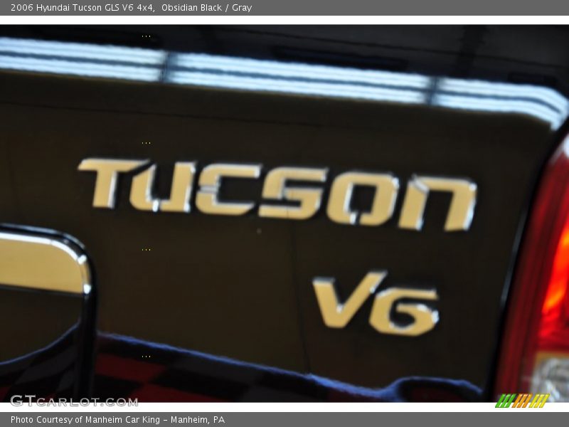 Obsidian Black / Gray 2006 Hyundai Tucson GLS V6 4x4