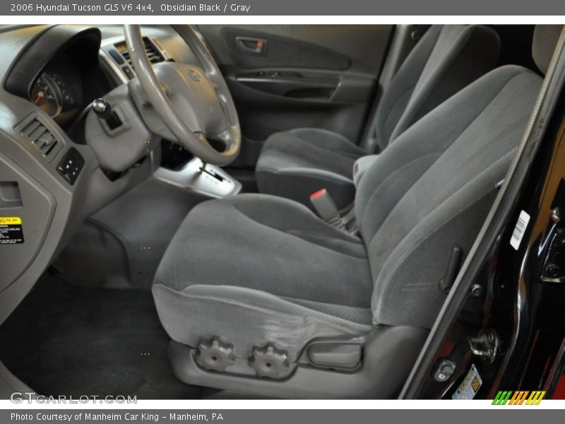 Obsidian Black / Gray 2006 Hyundai Tucson GLS V6 4x4