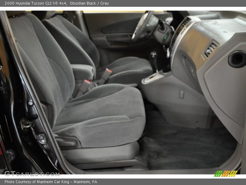 Obsidian Black / Gray 2006 Hyundai Tucson GLS V6 4x4