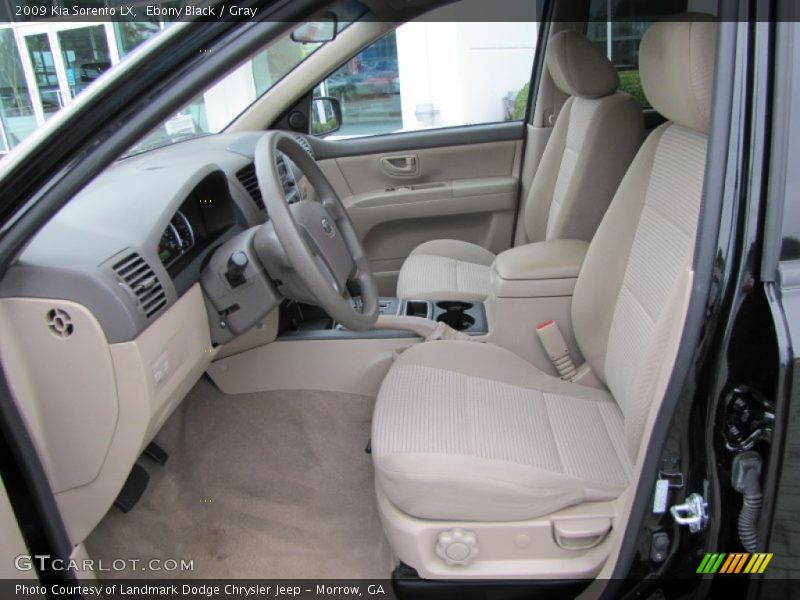  2009 Sorento LX Gray Interior