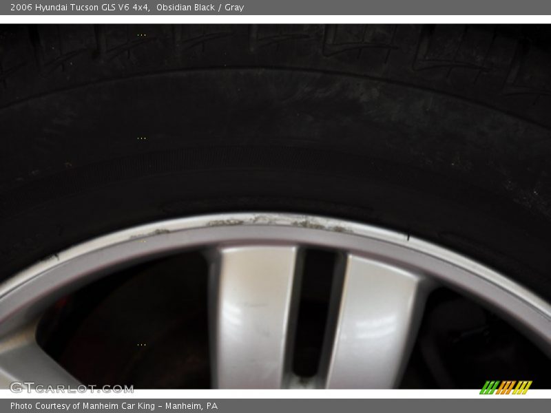 Obsidian Black / Gray 2006 Hyundai Tucson GLS V6 4x4