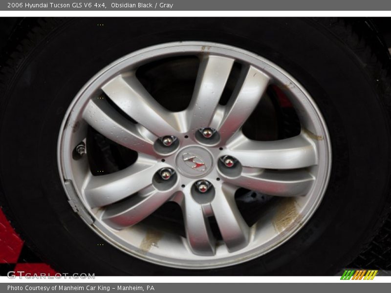 Obsidian Black / Gray 2006 Hyundai Tucson GLS V6 4x4