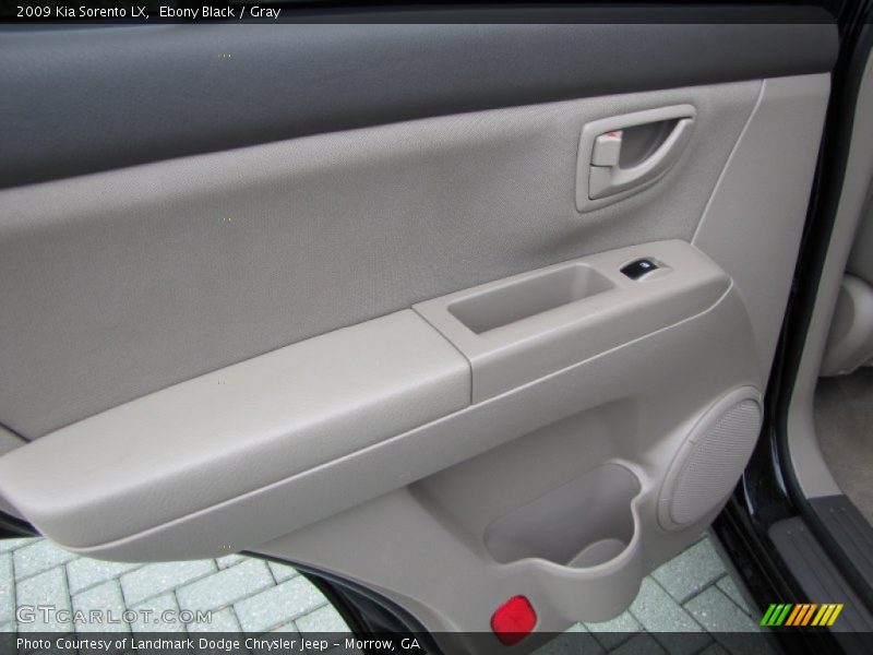 Ebony Black / Gray 2009 Kia Sorento LX