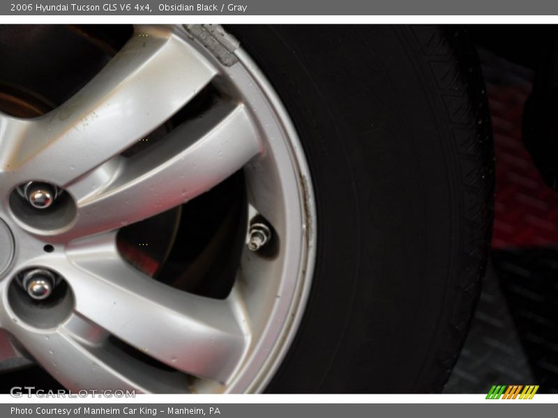 Obsidian Black / Gray 2006 Hyundai Tucson GLS V6 4x4