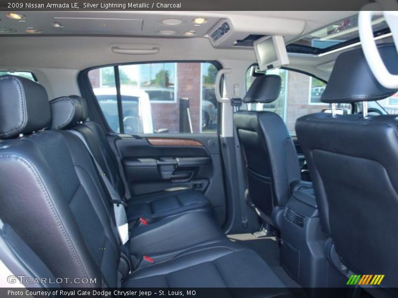 Silver Lightning Metallic / Charcoal 2009 Nissan Armada LE