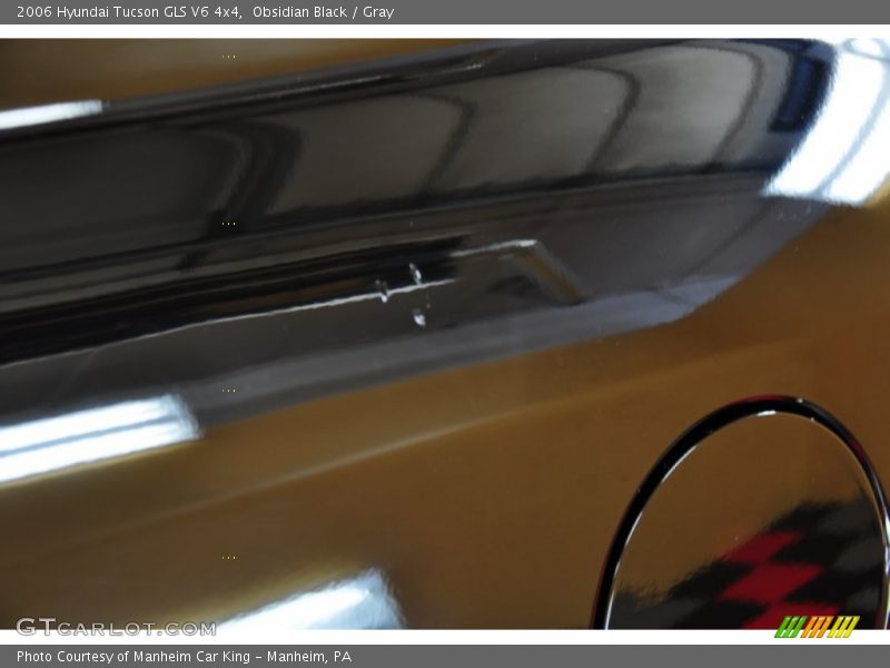 Obsidian Black / Gray 2006 Hyundai Tucson GLS V6 4x4