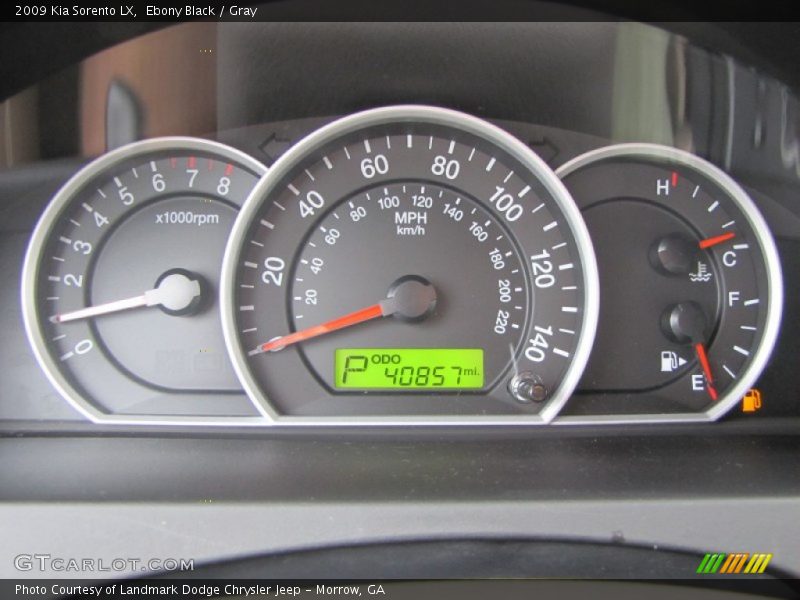  2009 Sorento LX LX Gauges