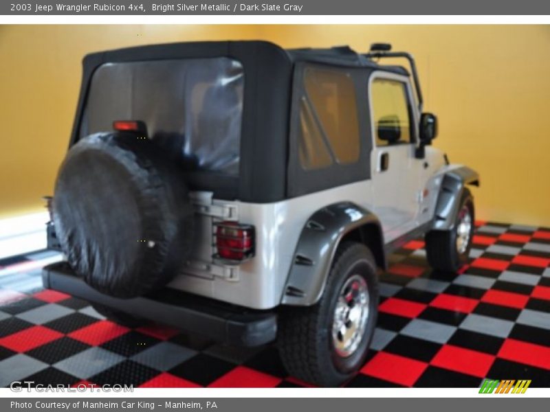 Bright Silver Metallic / Dark Slate Gray 2003 Jeep Wrangler Rubicon 4x4