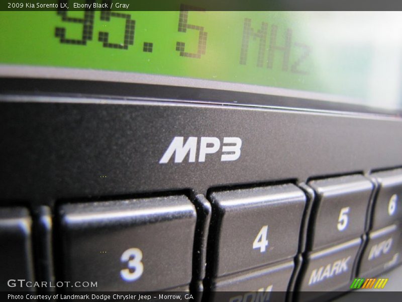 Ebony Black / Gray 2009 Kia Sorento LX