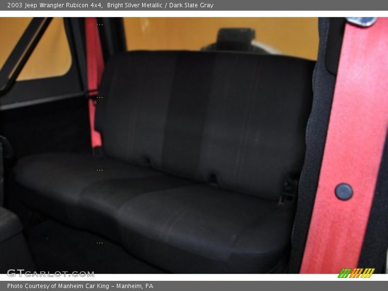 Bright Silver Metallic / Dark Slate Gray 2003 Jeep Wrangler Rubicon 4x4