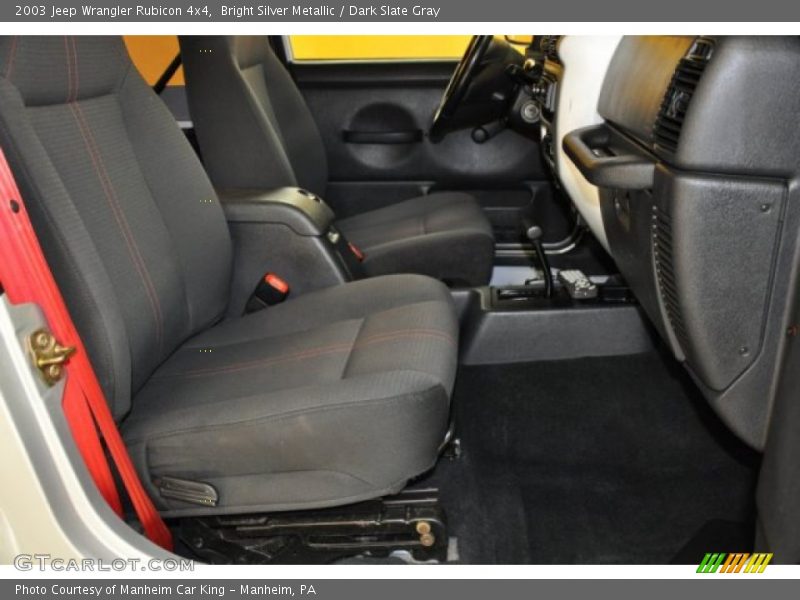 Bright Silver Metallic / Dark Slate Gray 2003 Jeep Wrangler Rubicon 4x4