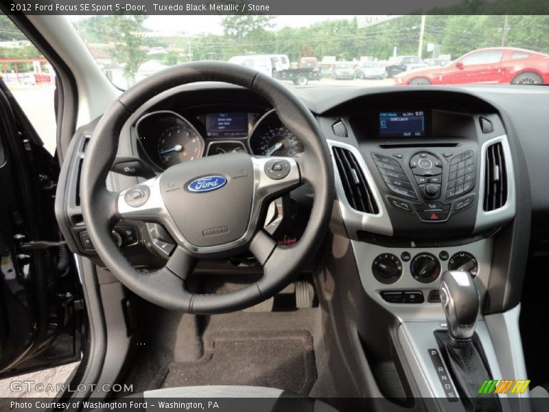 Tuxedo Black Metallic / Stone 2012 Ford Focus SE Sport 5-Door