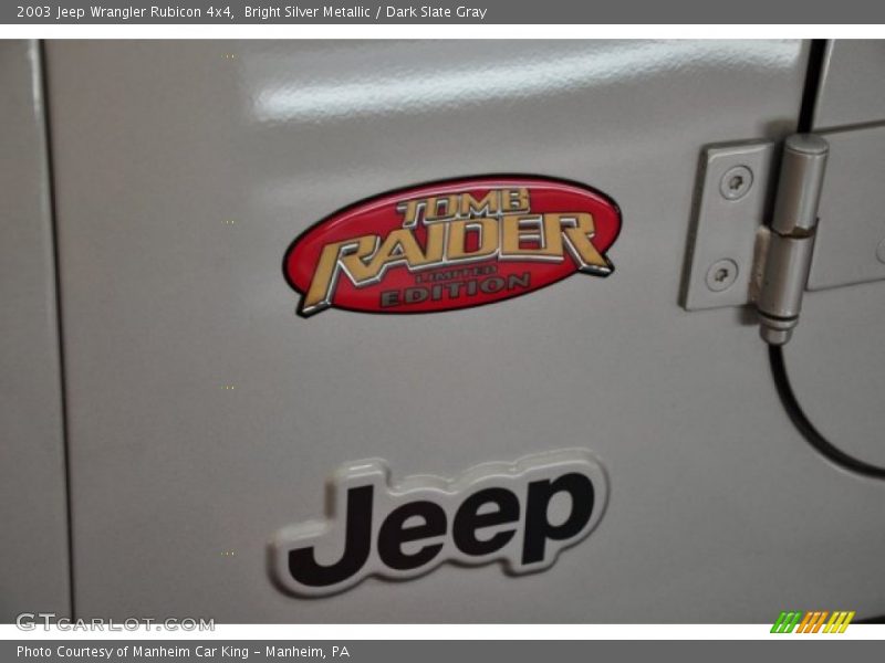 Bright Silver Metallic / Dark Slate Gray 2003 Jeep Wrangler Rubicon 4x4