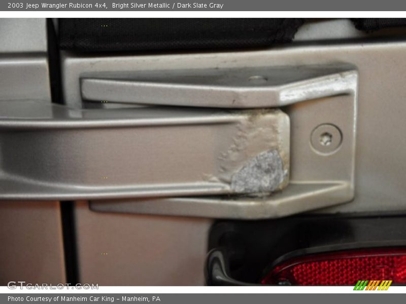 Bright Silver Metallic / Dark Slate Gray 2003 Jeep Wrangler Rubicon 4x4