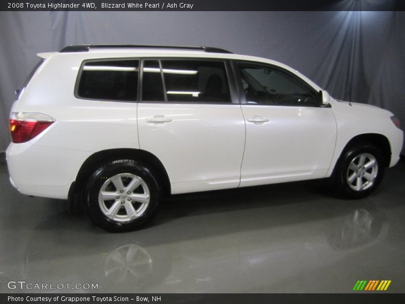 Blizzard White Pearl / Ash Gray 2008 Toyota Highlander 4WD