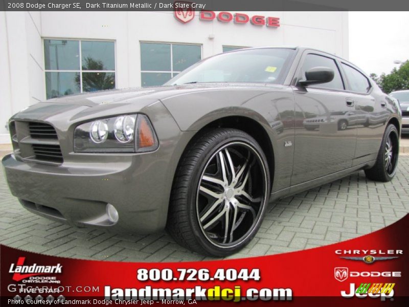 Dark Titanium Metallic / Dark Slate Gray 2008 Dodge Charger SE