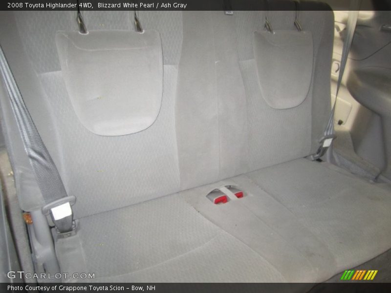 Blizzard White Pearl / Ash Gray 2008 Toyota Highlander 4WD