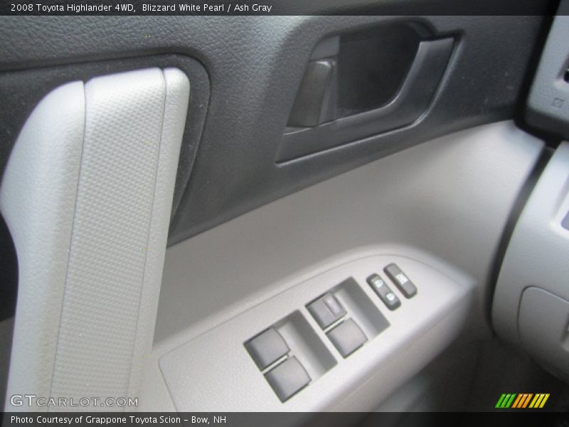 Blizzard White Pearl / Ash Gray 2008 Toyota Highlander 4WD