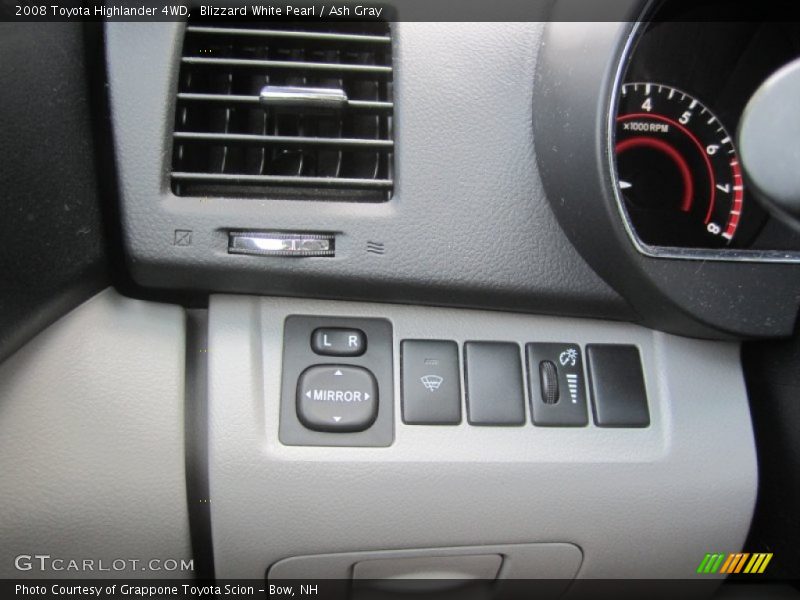 Blizzard White Pearl / Ash Gray 2008 Toyota Highlander 4WD