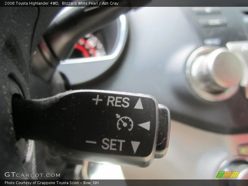 Blizzard White Pearl / Ash Gray 2008 Toyota Highlander 4WD