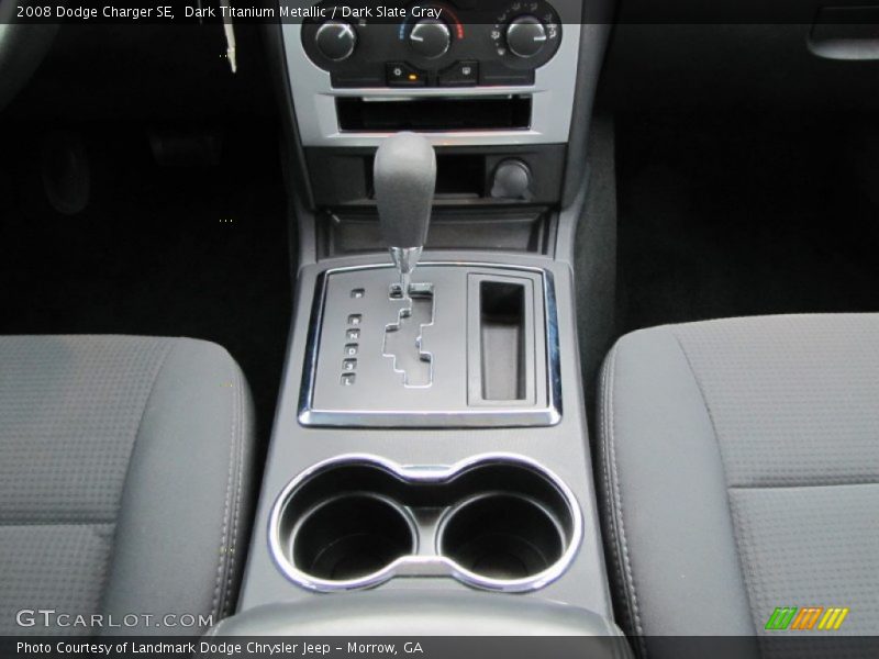 Dark Titanium Metallic / Dark Slate Gray 2008 Dodge Charger SE
