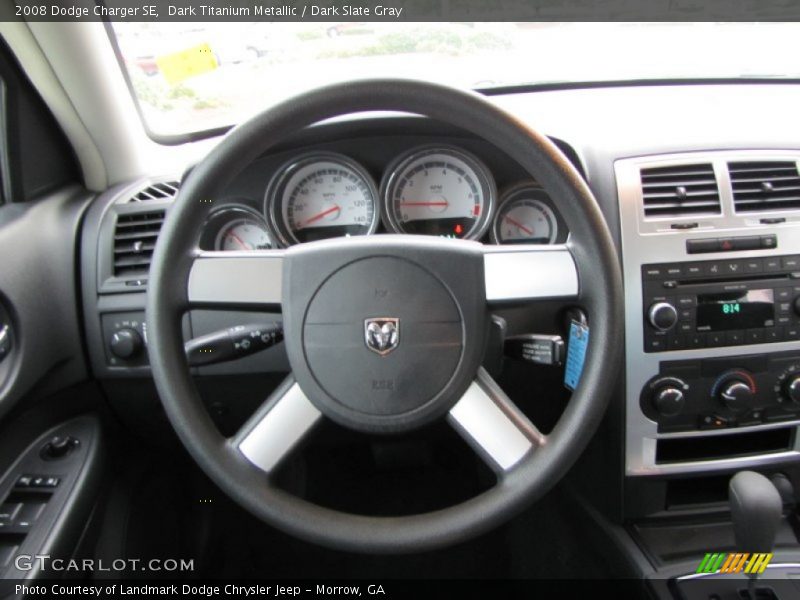 Dark Titanium Metallic / Dark Slate Gray 2008 Dodge Charger SE