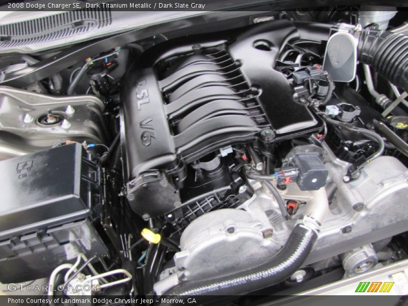 Dark Titanium Metallic / Dark Slate Gray 2008 Dodge Charger SE