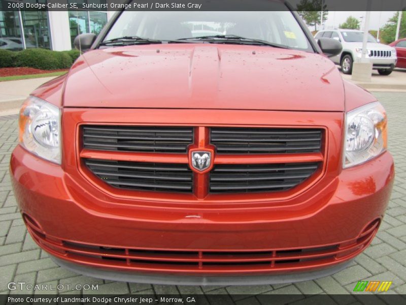 Sunburst Orange Pearl / Dark Slate Gray 2008 Dodge Caliber SE
