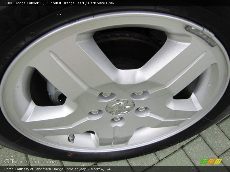 Sunburst Orange Pearl / Dark Slate Gray 2008 Dodge Caliber SE