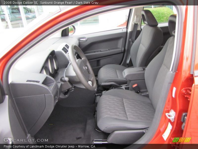 Sunburst Orange Pearl / Dark Slate Gray 2008 Dodge Caliber SE